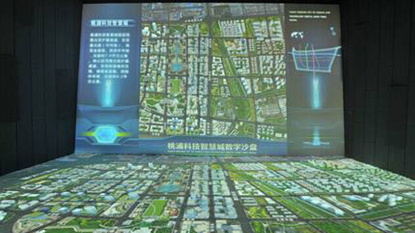 沉浸式折幕沙盘